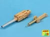 Aber Models Barrels for German WWI A7V Tank - fegyvercső-készlet