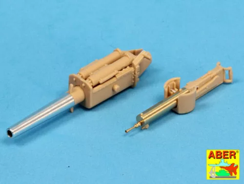 Aber Models Barrels for German WWI A7V Tank - fegyvercső-készlet