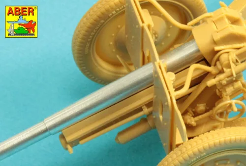 Aber Models Barrel for German 76,2mm Pak 36(r) Anti-tank Gun - német 76,2 mm-es Pak 36(r) páncéltörő ágyú – lövegcső