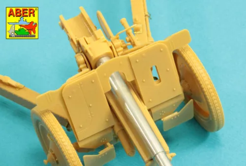 Aber Models Barrel for German 76,2mm Pak 36(r) Anti-tank Gun - német 76,2 mm-es Pak 36(r) páncéltörő ágyú – lövegcső