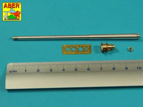 Aber Models Barrel 76,2mm Pak 36(r) for German Tank Destroyer Marder III (Sd.Kfz. 139) - német páncélvadász Marder III (Sd.Kfz. 139) – 76,2 mm-es Pak 36(r) lövegcső
