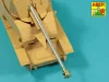 Aber Models Barrel 76,2mm Pak 36(r) for German Tank Destroyer Marder III (Sd.Kfz. 139) - német páncélvadász Marder III (Sd.Kfz. 139) – 76,2 mm-es Pak 36(r) lövegcső