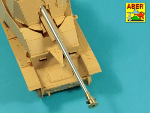 Aber Models Barrel 76,2mm Pak 36(r) for German Tank Destroyer Marder III (Sd.Kfz. 139) - német páncélvadász Marder III (Sd.Kfz. 139) – 76,2 mm-es Pak 36(r) lövegcső