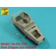 Aber Models Barrel for German machine gun MG34 with Panzerschild - német MG 34 géppuskacső páncélpajzzsal