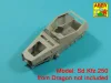 Aber Models Barrel for German machine gun MG34 with Panzerschild - német MG 34 géppuskacső páncélpajzzsal