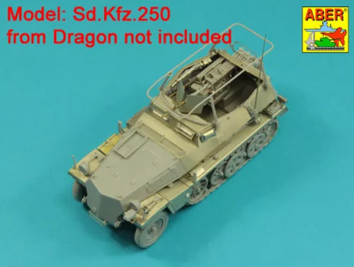 Aber Models Barrel for German machine gun MG34 with Panzerschild - német MG 34 géppuskacső páncélpajzzsal