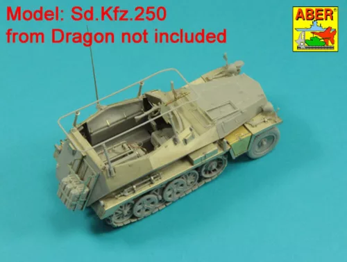 Aber Models Barrel for German machine gun MG34 with Panzerschild - német MG 34 géppuskacső páncélpajzzsal