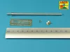 Aber Models Russian D-10T 100mm tank Barrel for T-55AM; T-55 AMV or T-55 Merida - orosz 100 mm-es D-10T harckocsi-lövegcső – T-55AM, T-55AMV vagy T-55 Merida harckocsihoz