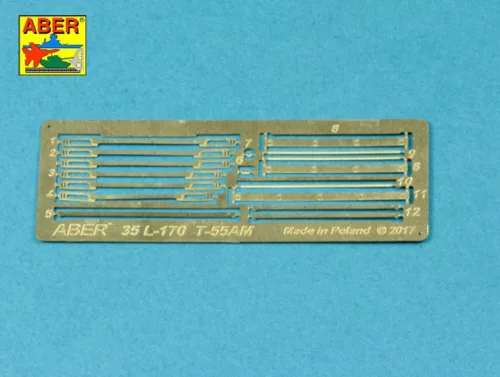 Aber Models Russian D-10T 100mm tank Barrel for T-55AM; T-55 AMV or T-55 Merida - orosz 100 mm-es D-10T harckocsi-lövegcső – T-55AM, T-55AMV vagy T-55 Merida harckocsihoz