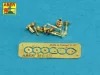 Aber Models Set of gun barrel tips for MG 08 x3 pcs. And barrel tips for MG 08/15 x 3 pcs. - MG 08 és MG 08/15 géppuskák csővégkészlete – 3+3 db