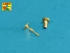 Aber Models Set of gun barrel tips for MG 08 x3 pcs. And barrel tips for MG 08/15 x 3 pcs. - MG 08 és MG 08/15 géppuskák csővégkészlete – 3+3 db