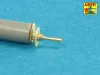 Aber Models Set of gun barrel tips for MG 08 x3 pcs. And barrel tips for MG 08/15 x 3 pcs. - MG 08 és MG 08/15 géppuskák csővégkészlete – 3+3 db
