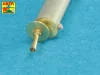 Aber Models Set of gun barrel tips for MG 08 x3 pcs. And barrel tips for MG 08/15 x 3 pcs. - MG 08 és MG 08/15 géppuskák csővégkészlete – 3+3 db