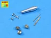 Aber Models Set of barrels for Soviet tank T-28 - szovjet T-28 harckocsi – csőkészlet