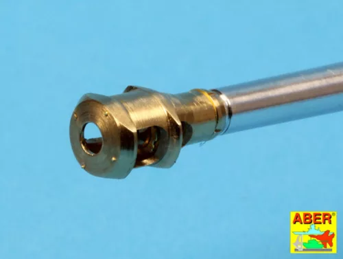 Aber Models 76 mm barrel with muzzle brake for M4A3E8 - 76 mm-es csőszájfékkel szerelt lövegcső