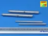 Aber Models German128mm L/61 barrels for anti-aircraft 12,8 cm FlaK 40 Zwilling - német 128 mm-es L/61 lövegcső – 12,8 cm Flak 40 Zwilling légvédelmi löveghez