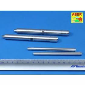   Aber Models German128mm L/61 barrels for anti-aircraft 12,8 cm FlaK 40 Zwilling - német 128 mm-es L/61 lövegcső – 12,8 cm Flak 40 Zwilling légvédelmi löveghez