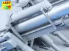 Aber Models German128mm L/61 barrels for anti-aircraft 12,8 cm FlaK 40 Zwilling - német 128 mm-es L/61 lövegcső – 12,8 cm Flak 40 Zwilling légvédelmi löveghez