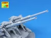 Aber Models German128mm L/61 barrels for anti-aircraft 12,8 cm FlaK 40 Zwilling - német 128 mm-es L/61 lövegcső – 12,8 cm Flak 40 Zwilling légvédelmi löveghez