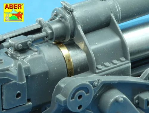 Aber Models German 88mm L/56 two-piece barrel - német 88 mm-es L/56 kétrészes lövegcső
