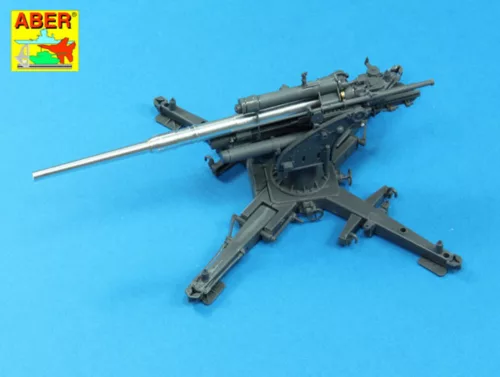 Aber Models German 88mm L/56 two-piece barrel - német 88 mm-es L/56 kétrészes lövegcső