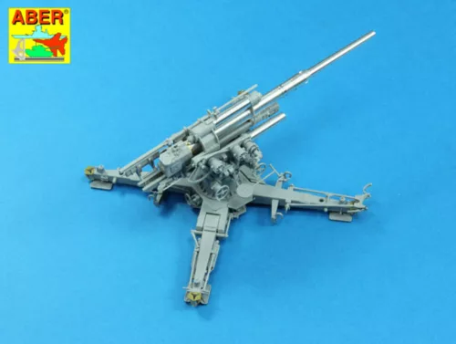 Aber Models German 88mm L/56 two-piece barrel - német 88 mm-es L/56 kétrészes lövegcső