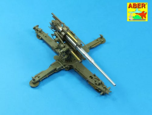 Aber Models German 88mm L/56 two-piece barrel - német 88 mm-es L/56 kétrészes lövegcső