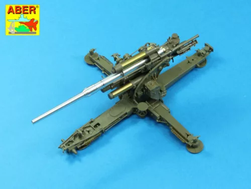 Aber Models German 88mm L/56 two-piece barrel - német 88 mm-es L/56 kétrészes lövegcső