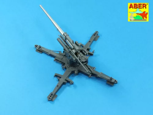 Aber Models German 88mm L/56 single-piece barrel for Flak 18/37 - Flak 18/37 – német 88 mm-es L/56 egyrészes lövegcső