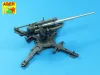 Aber Models German 88mm L/56 single-piece barrel for Flak 18/37 - Flak 18/37 – német 88 mm-es L/56 egyrészes lövegcső