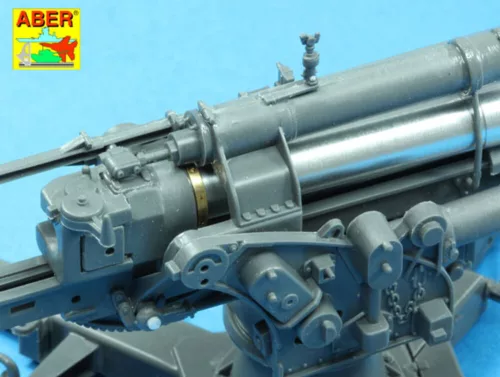 Aber Models German 88mm L/56 single-piece barrel for Flak 18/37 - Flak 18/37 – német 88 mm-es L/56 egyrészes lövegcső