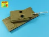 Aber Models 120 mm L/44 Smoothbore gun barrel forType 10 Tank - 120 mm-es L/44 simacsövű harckocsi-lövegcső – Type 10-hez