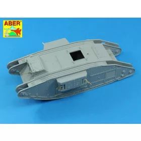   Aber Models Barrels for British WWI Tank Mk.V - brit első világháborús Mk.V harckocsi – csőkészlet