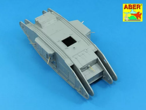 Aber Models Barrels for British WWI Tank Mk.V - brit első világháborús Mk.V harckocsi – csőkészlet