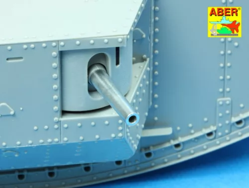 Aber Models Barrels for British WWI Tank Mk.V - brit első világháborús Mk.V harckocsi – csőkészlet