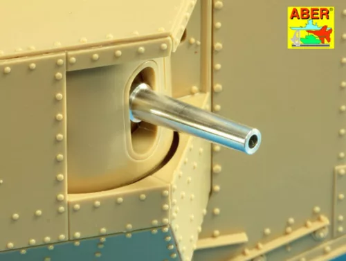 Aber Models Barrels for British WWI Tank Mk.V Male - brit első világháborús Mk.V Male harckocsi – csőkészlet