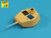 Aber Models Set of barrels for Soviet tank T-50 - szovjet T-50 harckocsi – csőkészlet