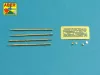 Aber Models Barrels for Russian ZSU-23-4 Shilka Self-propelled AA gun - orosz ZSU-23-4 Shilka önjáró légvédelmi gépágyú – csőkészlet