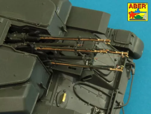 Aber Models Barrels for Russian ZSU-23-4 Shilka Self-propelled AA gun - orosz ZSU-23-4 Shilka önjáró légvédelmi gépágyú – csőkészlet