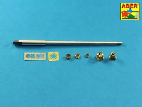 Aber Models Barrel 8,8cm Kw.K 43 for Tiger B Porsche turret-late - Tiger B Porsche torony-késői – 8,8 cm-es Kw.K 43 lövegcső