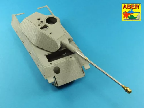 Aber Models Barrel 8,8cm Kw.K 43 for Tiger B Porsche turret-late - Tiger B Porsche torony-késői – 8,8 cm-es Kw.K 43 lövegcső