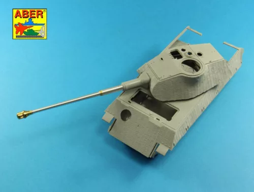 Aber Models Barrel 8,8cm Kw.K 43 for Tiger B Porsche turret-late - Tiger B Porsche torony-késői – 8,8 cm-es Kw.K 43 lövegcső