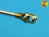 Aber Models Barrel 8,8cm Kw.K 43 for Tiger B Porsche turret-late - Tiger B Porsche torony-késői – 8,8 cm-es Kw.K 43 lövegcső
