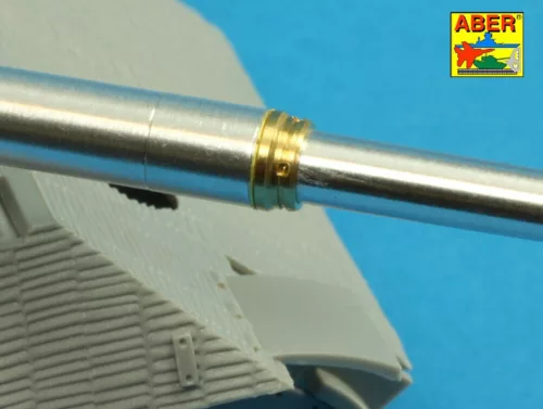 Aber Models Barrel 8,8cm Kw.K 43 for Tiger B Porsche turret-late - Tiger B Porsche torony-késői – 8,8 cm-es Kw.K 43 lövegcső