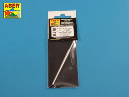 Aber Models U.S. 76,2 mm M7 gun Barrel for M10 Tank Destroyer - M10 páncélvadász – amerikai 76,2 mm-es M7 lövegcső