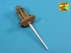 Aber Models U.S. 76,2 mm M7 gun Barrel for M10 Tank Destroyer - M10 páncélvadász – amerikai 76,2 mm-es M7 lövegcső