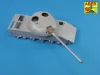 Aber Models Russian D-10T 100mm tank barrel for T-55 - orosz 100 mm-es D-10T harckocsi-lövegcső – T-55-höz