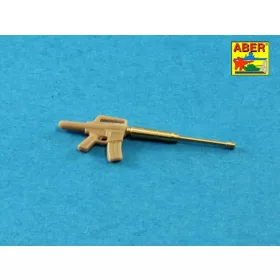   Aber Models Set of barrels for US M16A1 or M231 5,56mm gun barrels x 6 pcs. - amerikai M16A1/M231 5,56 mm-es fegyvercsövek – 6 darabos készlet
