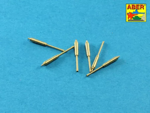 Aber Models Set of barrels for US M16A1 or M231 5,56mm gun barrels x 6 pcs. - amerikai M16A1/M231 5,56 mm-es fegyvercsövek – 6 darabos készlet