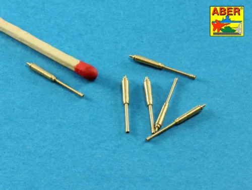 Aber Models Set of barrels for US M16A1 or M231 5,56mm gun barrels x 6 pcs. - amerikai M16A1/M231 5,56 mm-es fegyvercsövek – 6 darabos készlet